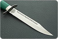 Нож Полигон (кожаные ножны) полимер, 100х13м, дюраль : фото 4