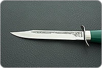 Нож Полигон (кожаные ножны) полимер, 100х13м, дюраль : фото 7