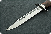 Нож Полигон пограничная служба (деревянные ножны) кап ореховый, 100х13м, дюраль : фото 3