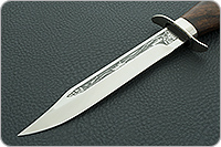 Нож Полигон пограничная служба (деревянные ножны) кап ореховый, 100х13м, дюраль : фото 5