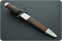 Нож Полигон пограничная служба (деревянные ножны) кап ореховый, 100х13м, дюраль : фото 14