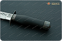 Нож Полигон (кожаные ножны) полимер, 100х13м, дюраль : фото 6