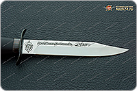 Нож Полигон (кожаные ножны) полимер, 100х13м, дюраль : фото 7