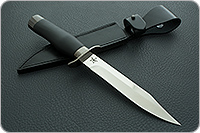 Нож Полигон (кожаные ножны) полимер, 100х13м, дюраль : фото 12