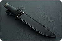 Нож Полигон (кожаные ножны) полимер, 100х13м, дюраль : фото 13