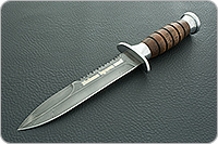 Нож Десантник бук, дамаск, дюраль : фото 2