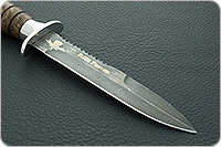 Нож Десантник карельская береза , дамаск, дюраль : фото 4