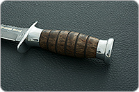 Нож Десантник карельская береза , дамаск, дюраль : фото 6