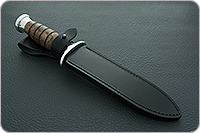 Нож Десантник карельская береза , дамаск, дюраль : фото 12