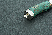 Нож Барсук стабилизированная карельская береза, 100х13м, дюраль : фото 7