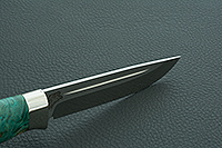 Нож Барсук стабилизированная карельская береза, 100х13м, дюраль : фото 10