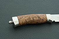 Нож Ястреб стабилизированная карельская береза, 100х13м, дюраль : фото 5