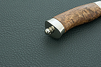 Нож Ястреб стабилизированная карельская береза, 100х13м, дюраль : фото 7