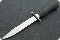 Нож Офицерский (Кожаные ножны) полимер, 100х13м, дюраль : фото 2