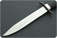 Нож Офицерский (Кожаные ножны) полимер, 100х13м, дюраль : фото 3