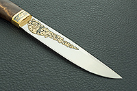 Нож Харза кап березовый, 95х18, дюраль : фото 4