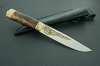 Нож Харза кап березовый, 95х18, дюраль : фото 10