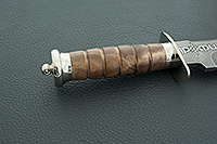 Мачете Спасатель кап березовый, дамаск, дюраль : фото 5