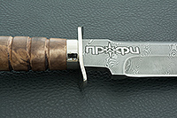 Мачете Спасатель кап березовый, дамаск, дюраль : фото 9