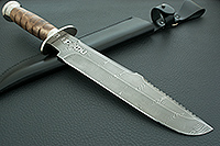 Мачете Спасатель кап березовый, дамаск, дюраль : фото 11