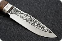 Нож Горностай орех, 100х13м, дюраль : фото 4