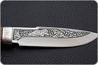 Нож Горностай орех, 100х13м, дюраль : фото 7