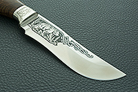 Нож Хищник орех, 100х13м, дюраль : фото 4