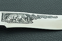 Нож Хищник орех, 100х13м, дюраль : фото 9