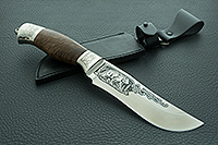 Нож Хищник орех, 100х13м, дюраль : фото 12