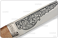 Нож Турист орех, 95х18, дюраль : фото 2