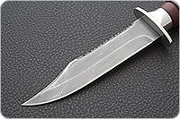 Нож Грач орех, дамаск, дюраль : фото 3