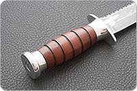 Нож Грач орех, дамаск, дюраль : фото 5