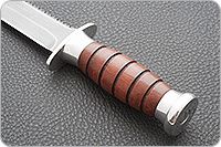 Нож Грач орех, дамаск, дюраль : фото 6