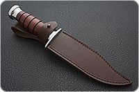 Нож Грач орех, дамаск, дюраль : фото 10