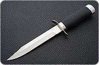 Нож Полигон (кожаные ножны) полимер, 100х13м, дюраль : фото 2