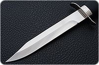 Нож Полигон (кожаные ножны) полимер, 100х13м, дюраль : фото 3