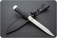 Нож Полигон (кожаные ножны) полимер, 100х13м, дюраль : фото 8