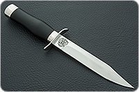 Нож Полигон (кожаные ножны)