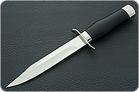 Нож Полигон (кожаные ножны) полимер, 100х13м, дюраль : фото 12