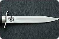 Нож Полигон (кожаные ножны) полимер, 100х13м, дюраль : фото 17