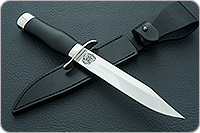 Нож Полигон (кожаные ножны) полимер, 100х13м, дюраль : фото 19