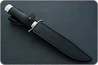 Нож Полигон (кожаные ножны) полимер, 100х13м, дюраль : фото 20