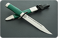 Нож Полигон пограничная служба (деревянные ножны) полимер, 100х13м, дюраль : фото 11