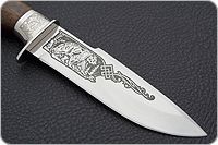 Нож Горностай-1 орех, 100х13м, дюраль : фото 4