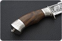 Нож Горностай-1 орех, 100х13м, дюраль : фото 5