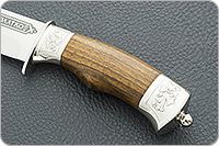 Нож Лось-1 орех, 100х13м, дюраль : фото 6