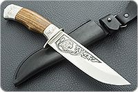 Нож Лось-1 орех, 100х13м, дюраль : фото 10