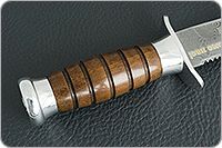 Нож Десантник орех, дамаск, дюраль : фото 3