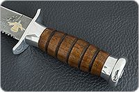 Нож Десантник орех, дамаск, дюраль : фото 4