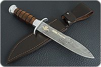 Нож Десантник орех, дамаск, дюраль : фото 8